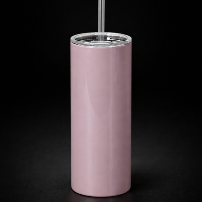 Tumbler 20oz Couleur Macaron - Acier Inoxydable Double Paroi - Sublimation