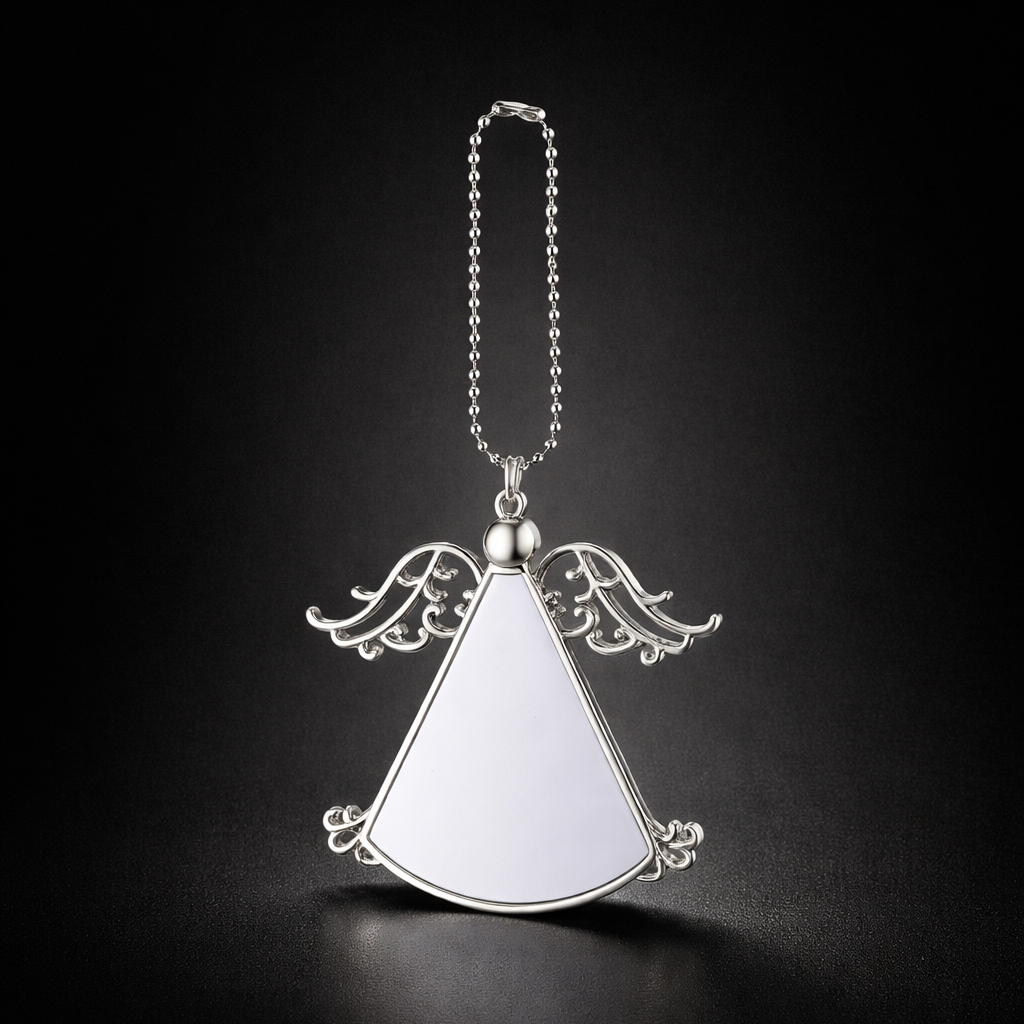 Paquet de 5 Ornements Commémoratifs en Métal Sublimable