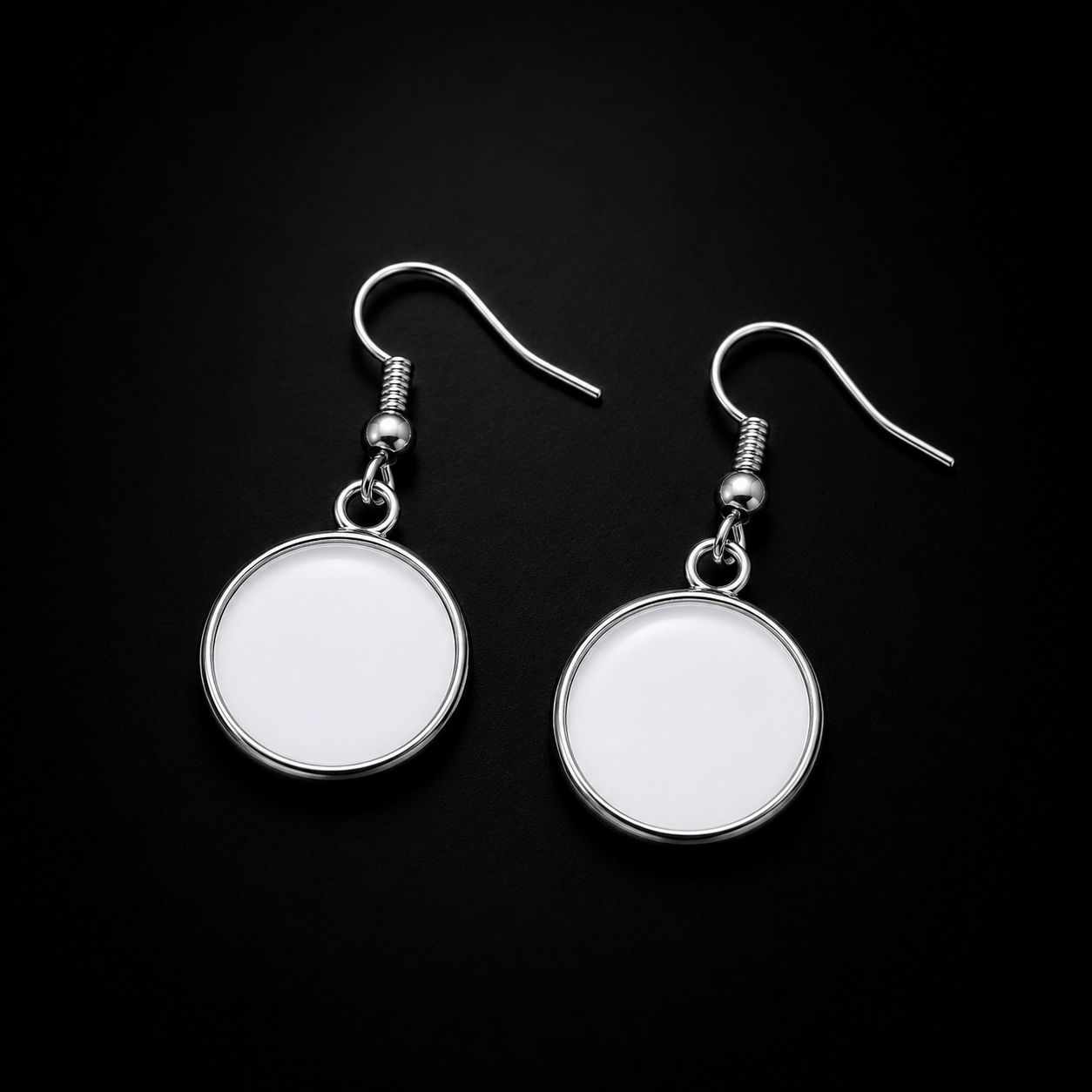 Boucles d'oreilles dôme pour sublimation — Paire