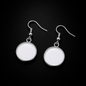 Boucles d'oreilles dôme pour sublimation — Paire