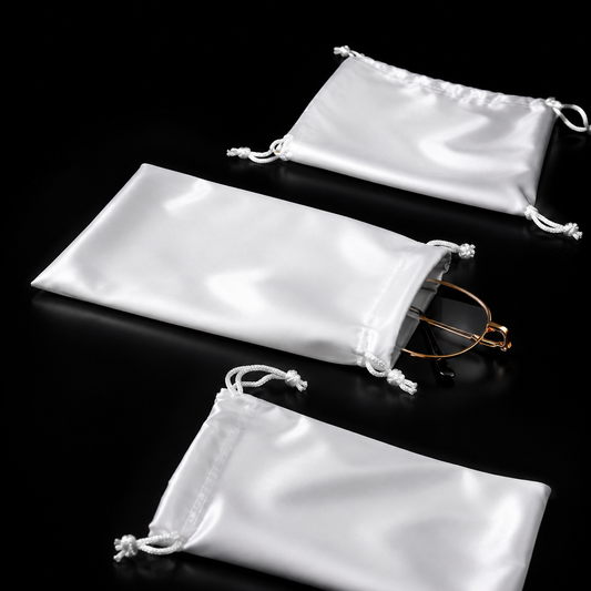 Pochette à lunettes en microfibre pour sublimation — 17,5 x 9,5 cm
