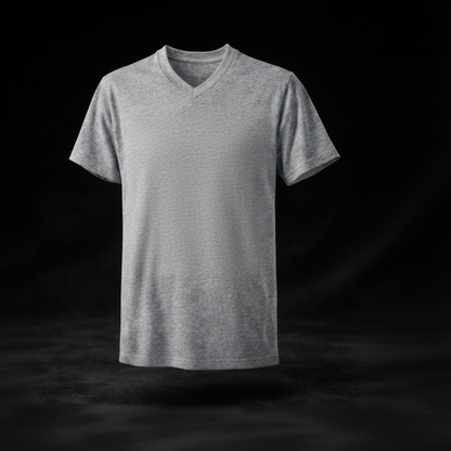 T-Shirt Col en V Unisexe 100% Polyester - Sublimation