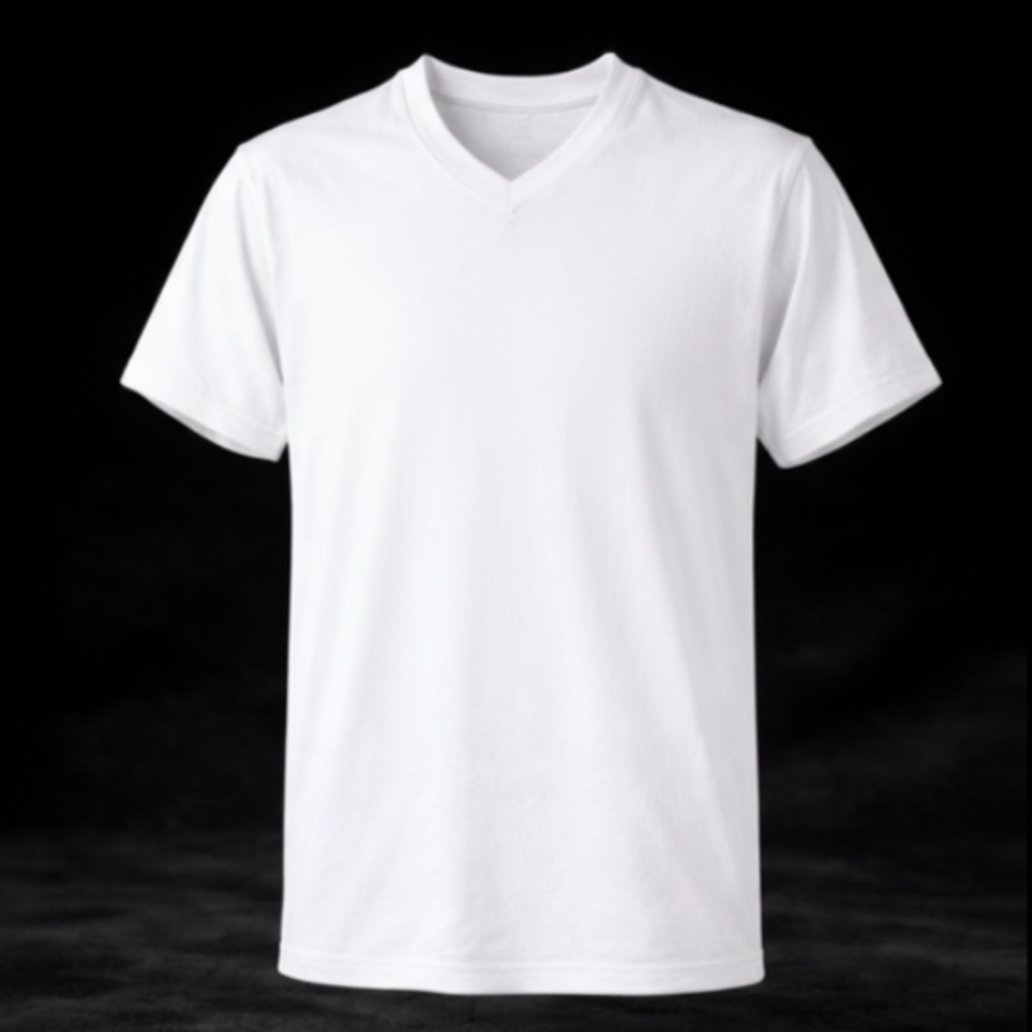 T-Shirt Col en V Unisexe 100% Polyester - Sublimation