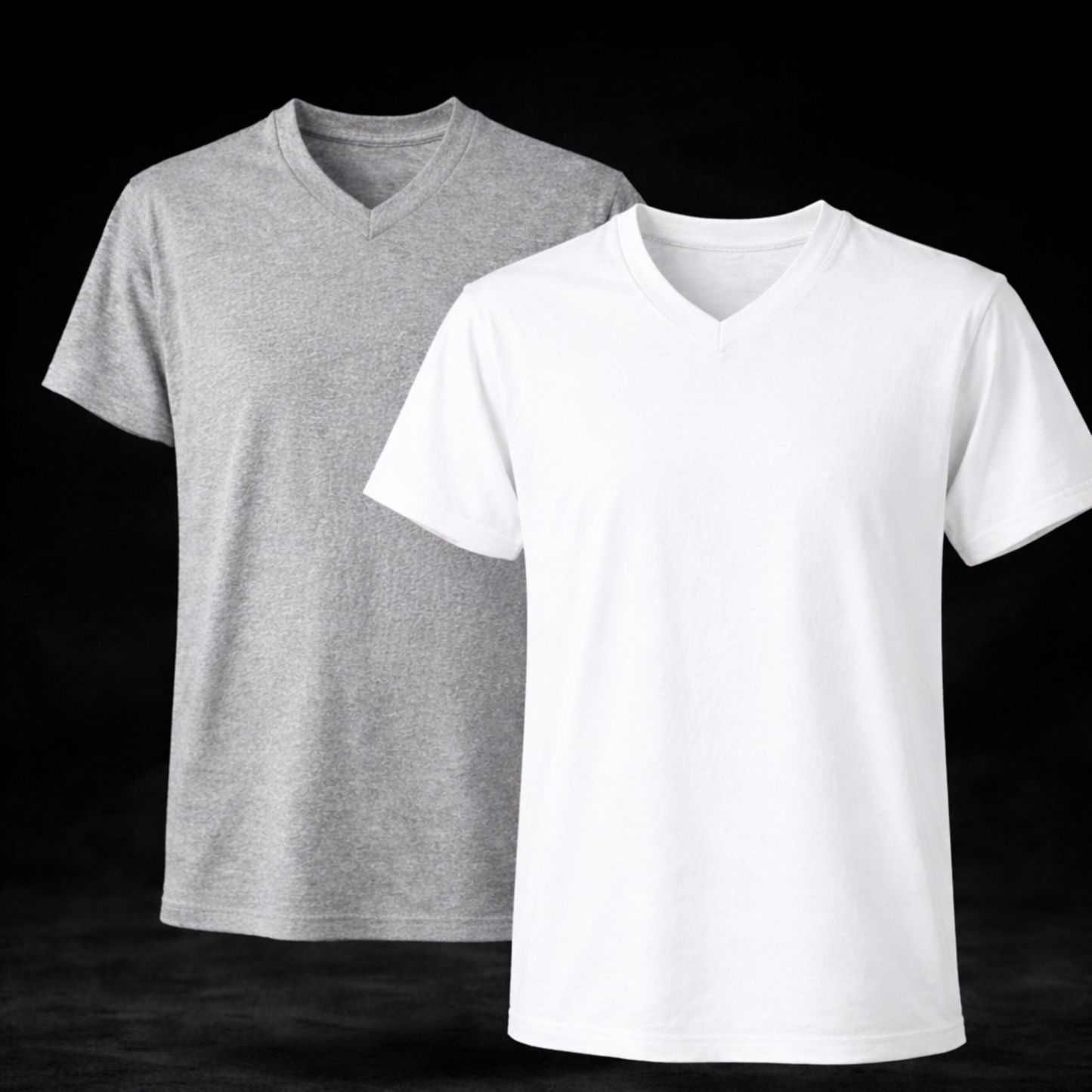 T-Shirt Col en V Unisexe 100% Polyester - Sublimation