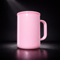 Tasse en Verre Opaque Coloré 17oz avec Couvercle Acrylique - Sublimation