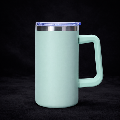 Tasse isotherme 20oz style Beer Buck – Sublimation, poignée dévissable