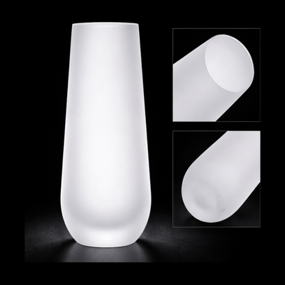 Verre à Champagne Sans Pied en Verre Givré 300ml — Sublimation