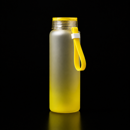 Bouteille de verre givré ombré 17oz pour sublimation.