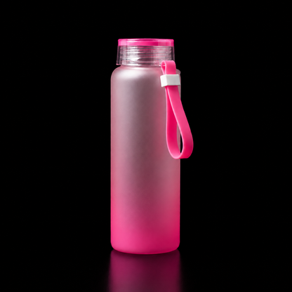 Bouteille de verre givré ombré 17oz pour sublimation.