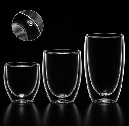 Verre double paroi borosilicate