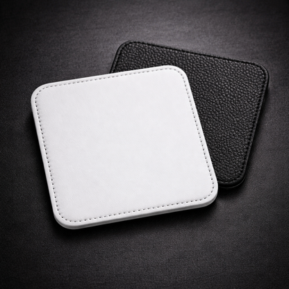 Sous-verre de cuir PU pour sublimation