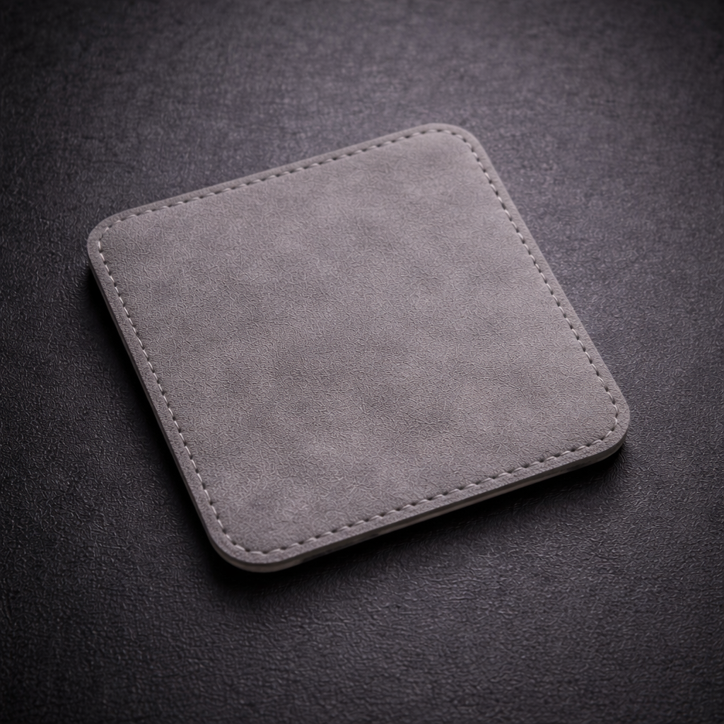 Sous-verre de cuir PU pour sublimation