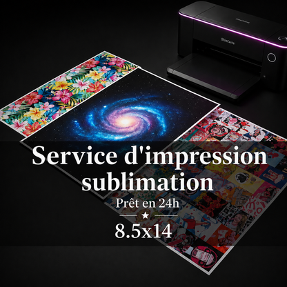 Service d'impression sublimation sur demande