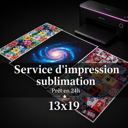Service d'impression sublimation sur demande