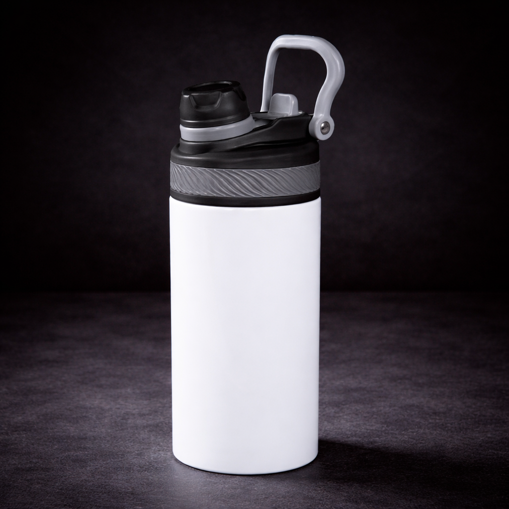 Bouteille d'eau sport 2-en-1 12oz pour enfants - Sublimation | Restock à venir