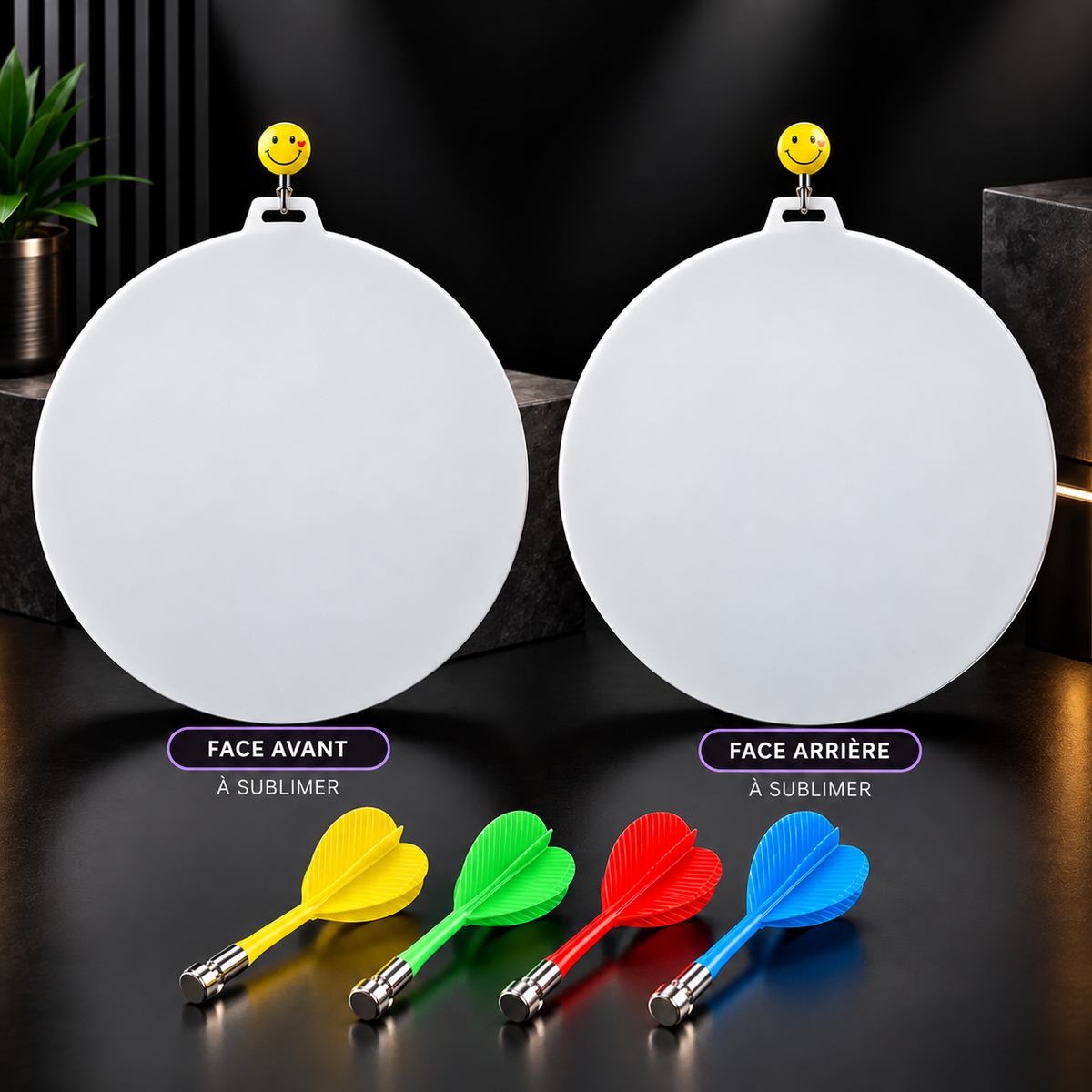 Jeu de Fléchettes Magnétique - Sublimation Double Face