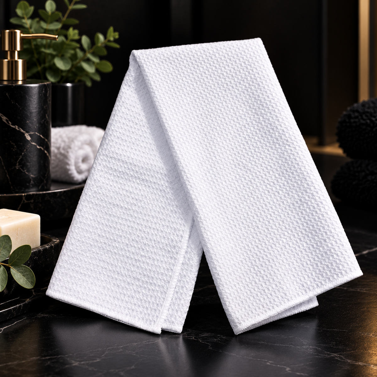 Grand linge de cuisine gaufré 16x24 - Sublimation