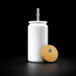 Can 16oz Isotherme blanc - 2 Couvercles - Sublimation & UV