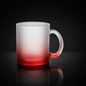 Tasse en verre givré ombré 11 oz