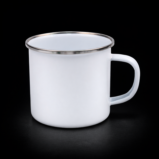 Tasse émail pour sublimation 12oz