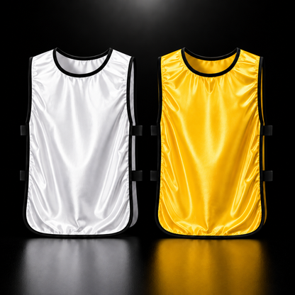 Dossards de sport en polyester – Paquet de 4 – L/XL
