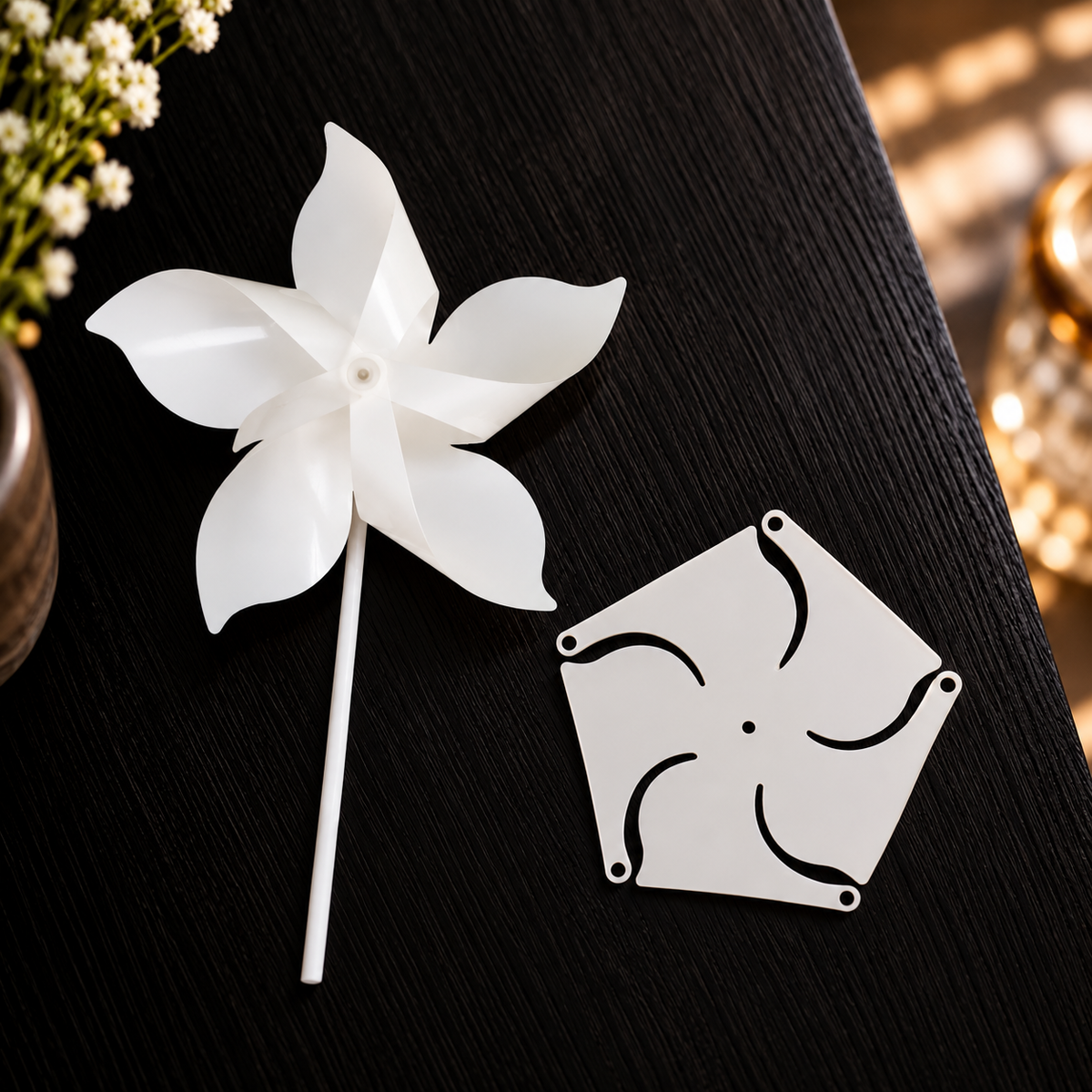 Moulin à vent sur tige pour sublimation – Double face