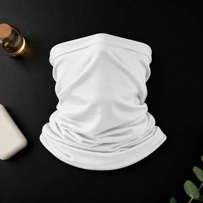Cache-cou blanc pour sublimation