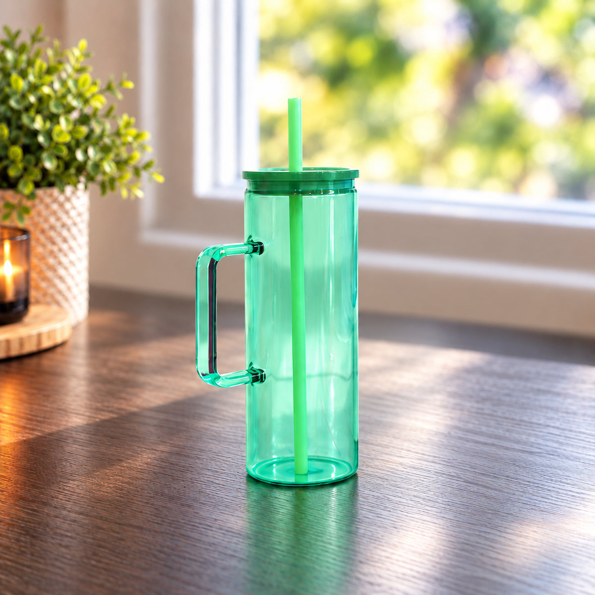 Tasse Skinny en Verre 20 oz avec Poignée – Sublimation
