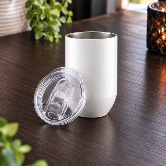 Verre à vin isotherme droit 12 oz – Sublimation