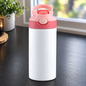 Gourde 12 oz lustrée avec couvercle deux tons – Sublimation