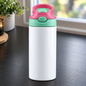 Gourde 12 oz lustrée avec couvercle deux tons – Sublimation