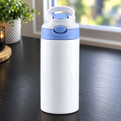 Gourde 12 oz lustrée avec couvercle deux tons – Sublimation