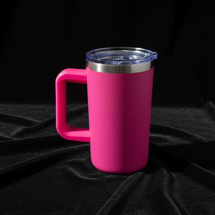 Tasse isotherme 20oz style Beer Buck – Sublimation, poignée dévissable