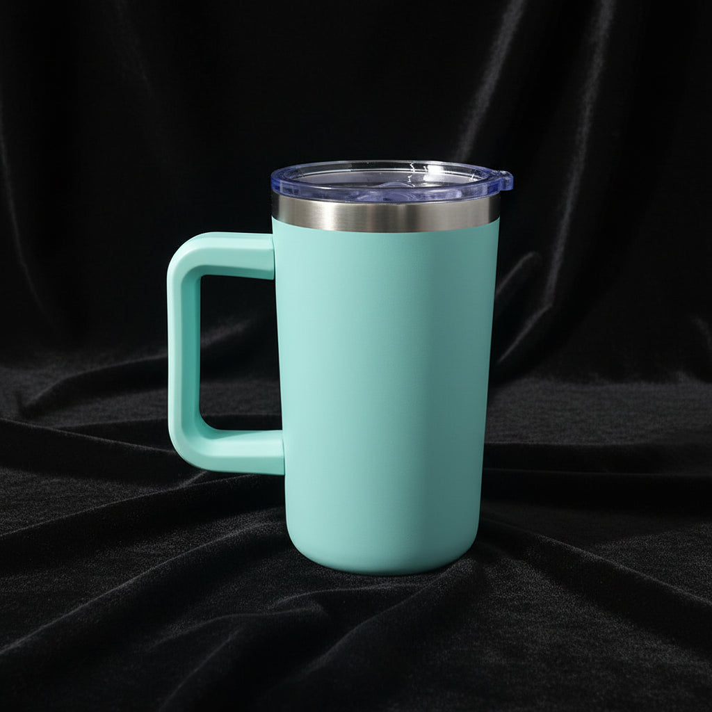 Tasse isotherme 20oz style Beer Buck – Sublimation, poignée dévissable