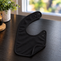 Bavoir pour bébé à boutons-pression – doux et absorbant, 100 % polyester