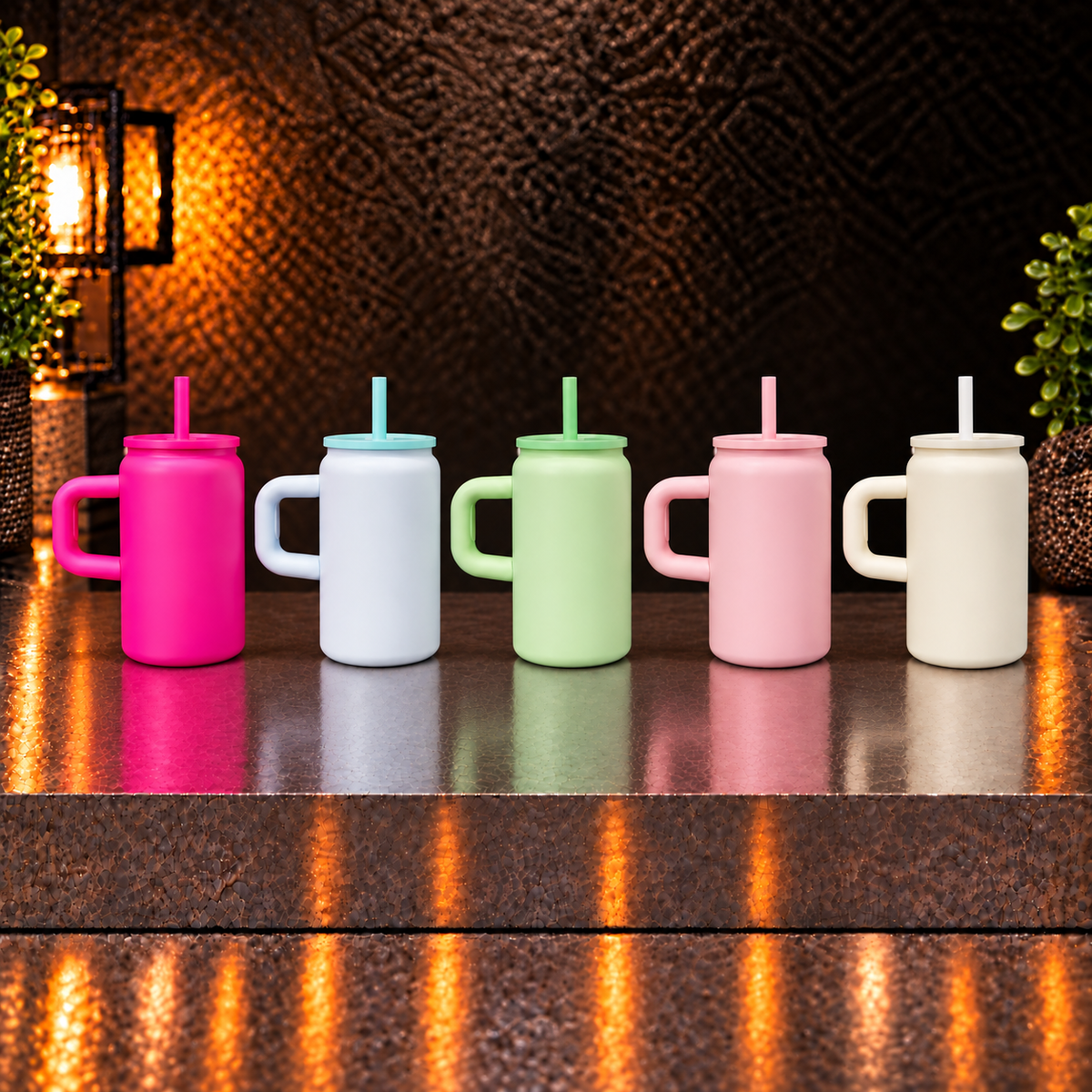Can 16 oz Isotherme avec Poignée – Fini mat – Sublimation & UV