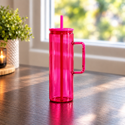 Tasse Skinny en Verre 20 oz avec Poignée – Sublimation