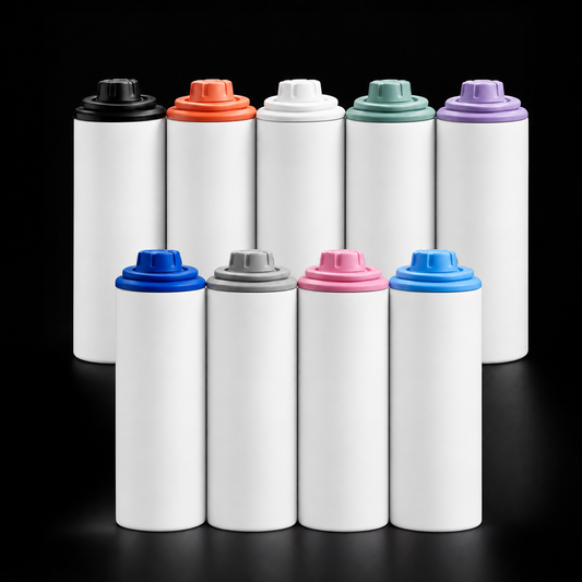 Tumbler sublimable 20 oz mat avec couvercle gourde