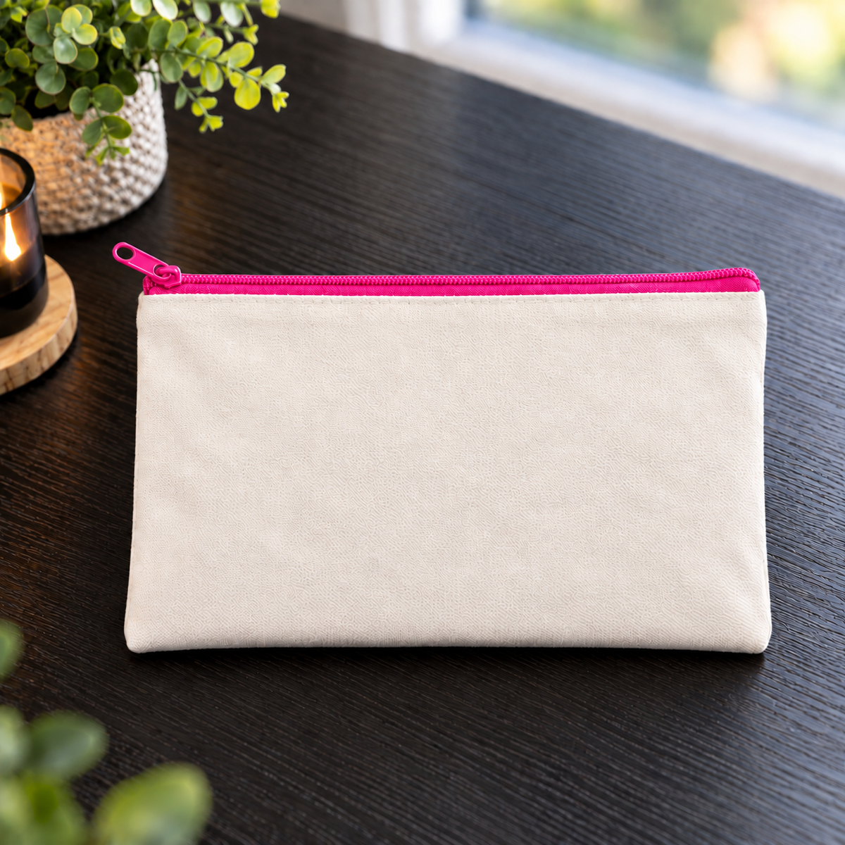 Pochette cosmétique à personnaliser par sublimation