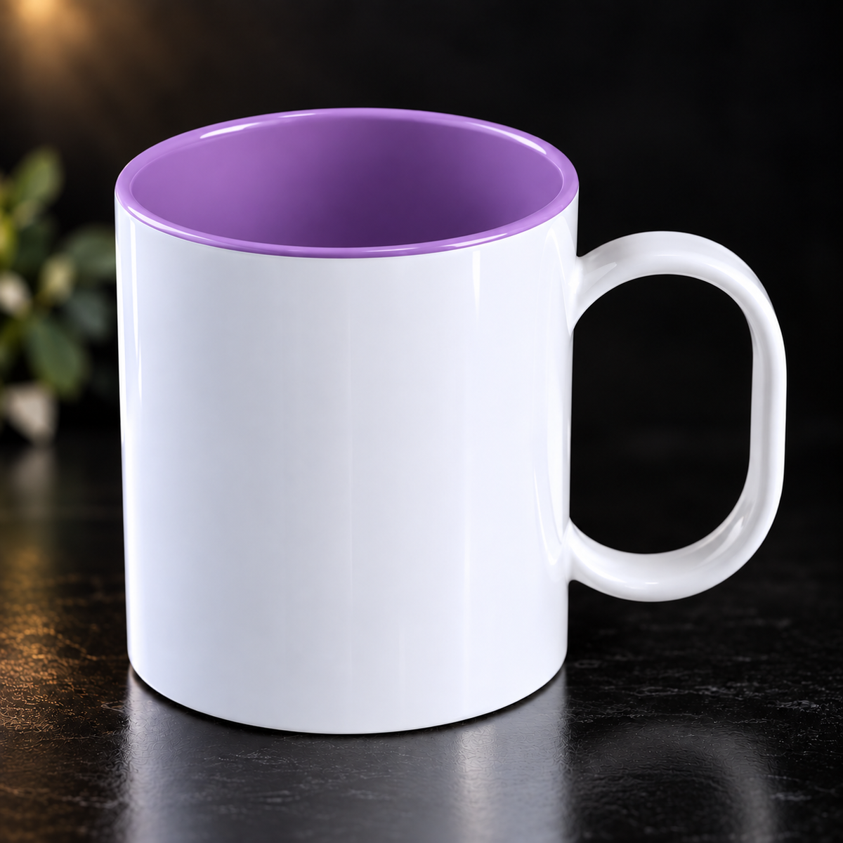 Tasse en Plastique Sublimation 11oz - intérieur coloré