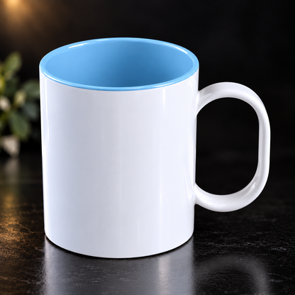 Tasse en Plastique Sublimation 11oz - intérieur coloré