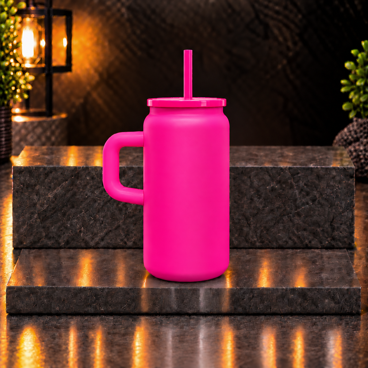 Can 16 oz Isotherme avec Poignée – Fini mat – Sublimation & UV