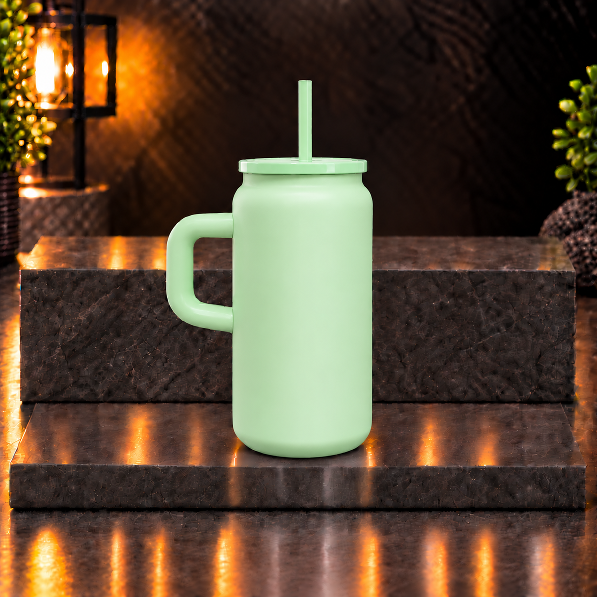 Can 16 oz Isotherme avec Poignée – Fini mat – Sublimation & UV