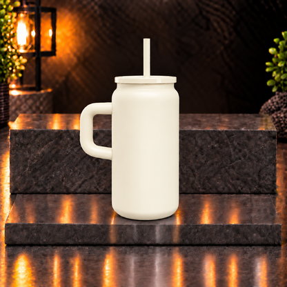 Can 16 oz Isotherme avec Poignée – Fini mat – Sublimation & UV