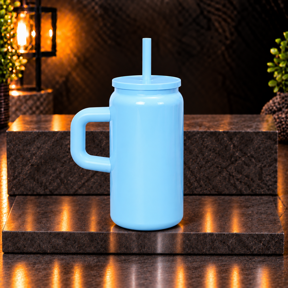Can 16 oz Isotherme avec poignée – Fini lustré – Sublimation & UV