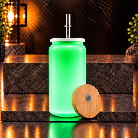Can 16oz Isotherme Glow in the Dark - 2 Couvercles - Sublimation & UV