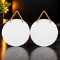 Accroche-porte décoratif rond 8 po en MDF pour sublimation