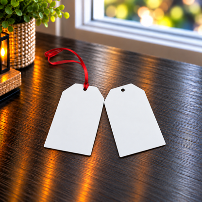 Ornement / Étiquette en MDF pour sublimation