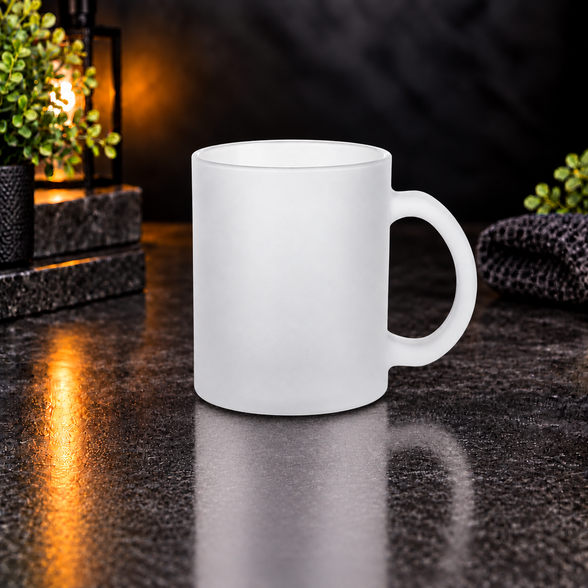 Tasse en verre dépoli 11 oz (325 ml) – À sublimer