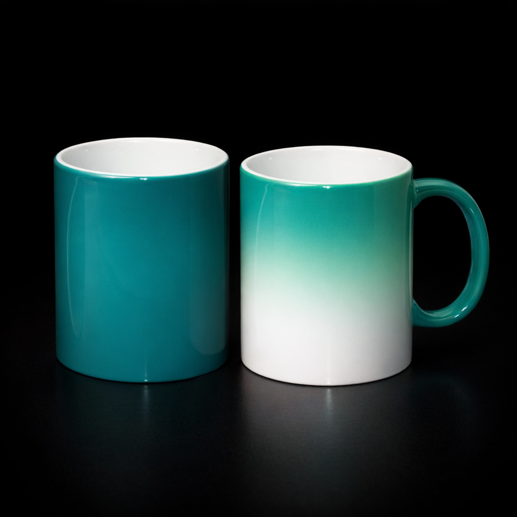 Tasse magique sublimable 330 ml – Révèle votre design